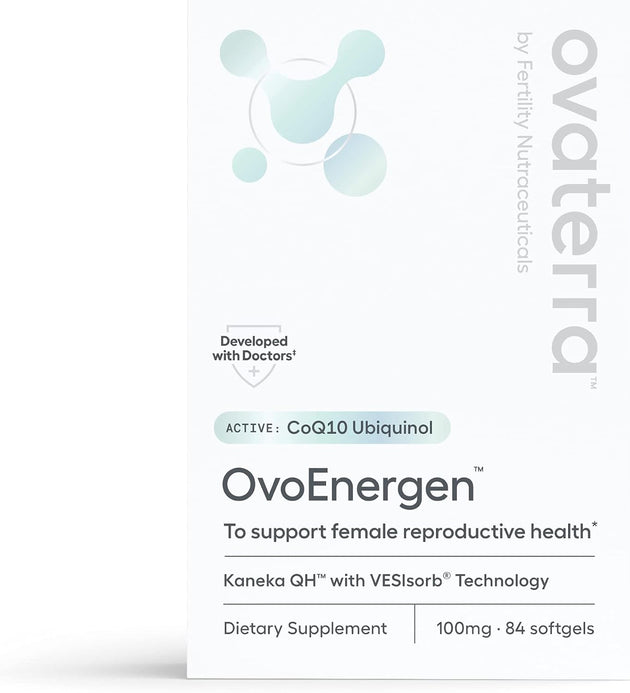 OvoEnergen™ Ubiquinol CoQ10 for Fertility | 100 mg for Women with VESIsorb®