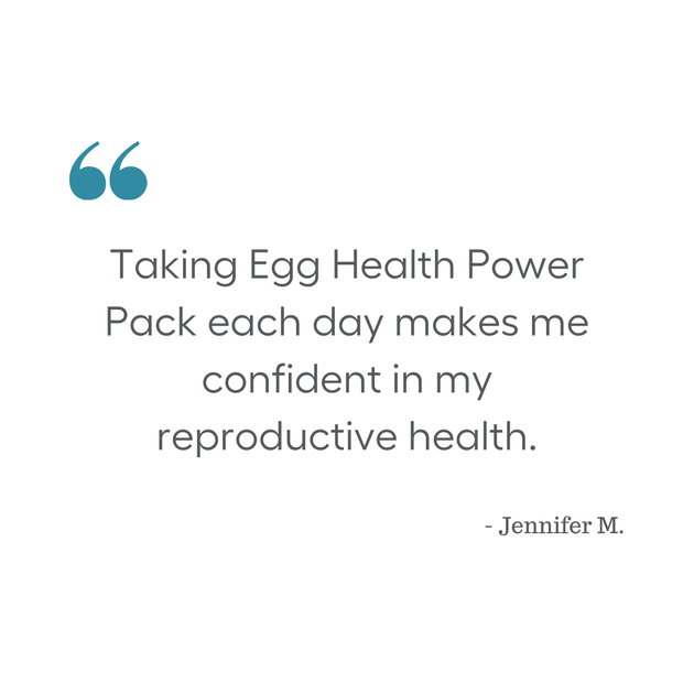 Egg Health Power Pack for Women: Supplements for Egg Quality